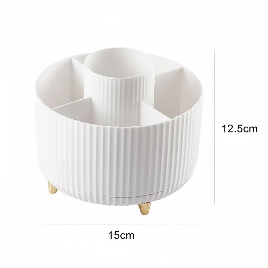 Mira rotating brush organizer, size and dimensions