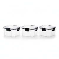 Food Grade Storage Containers - white background product mockup
