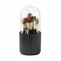 Vela covered brush organizer with dust lid