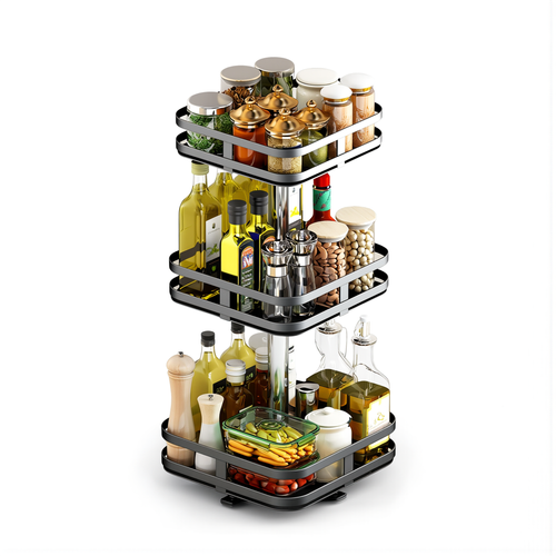 Aera Rotating Spice Carousel - premium white background studio photo
