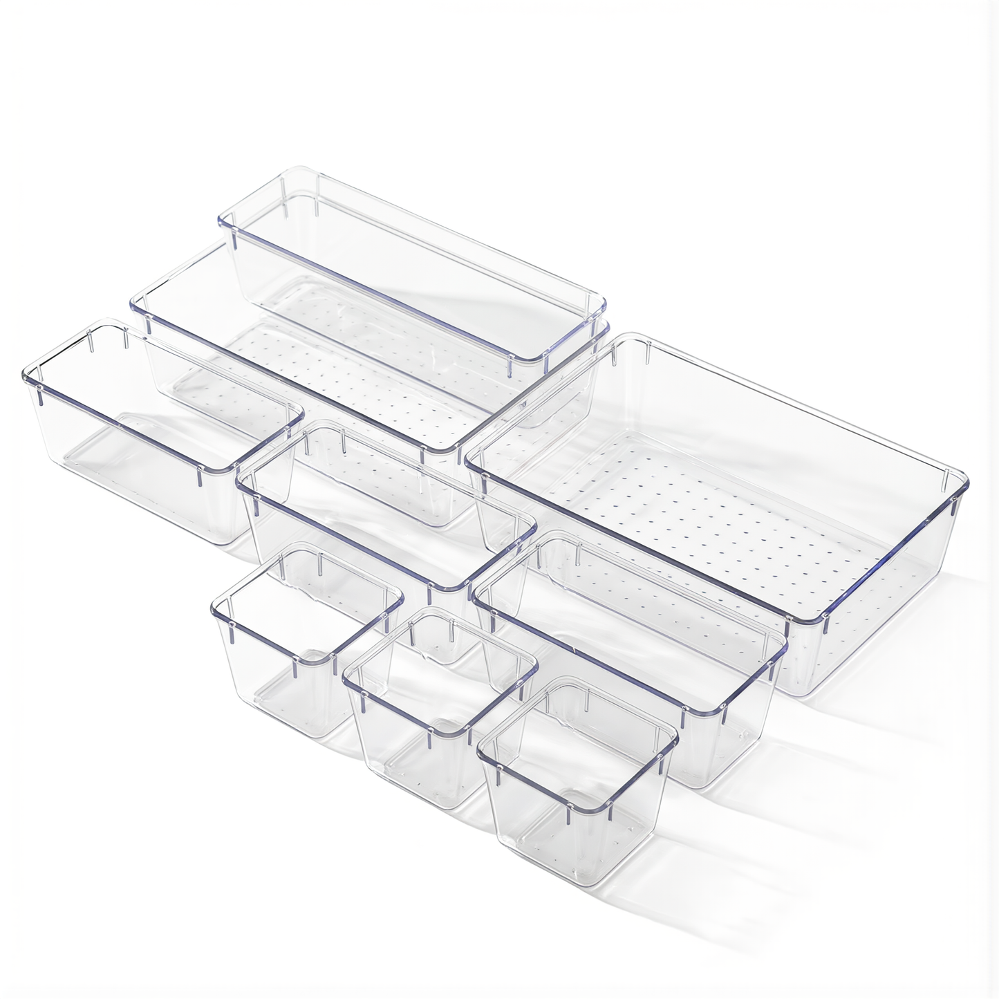 Vaila Stackable Organizer Set - premium white background studio photo