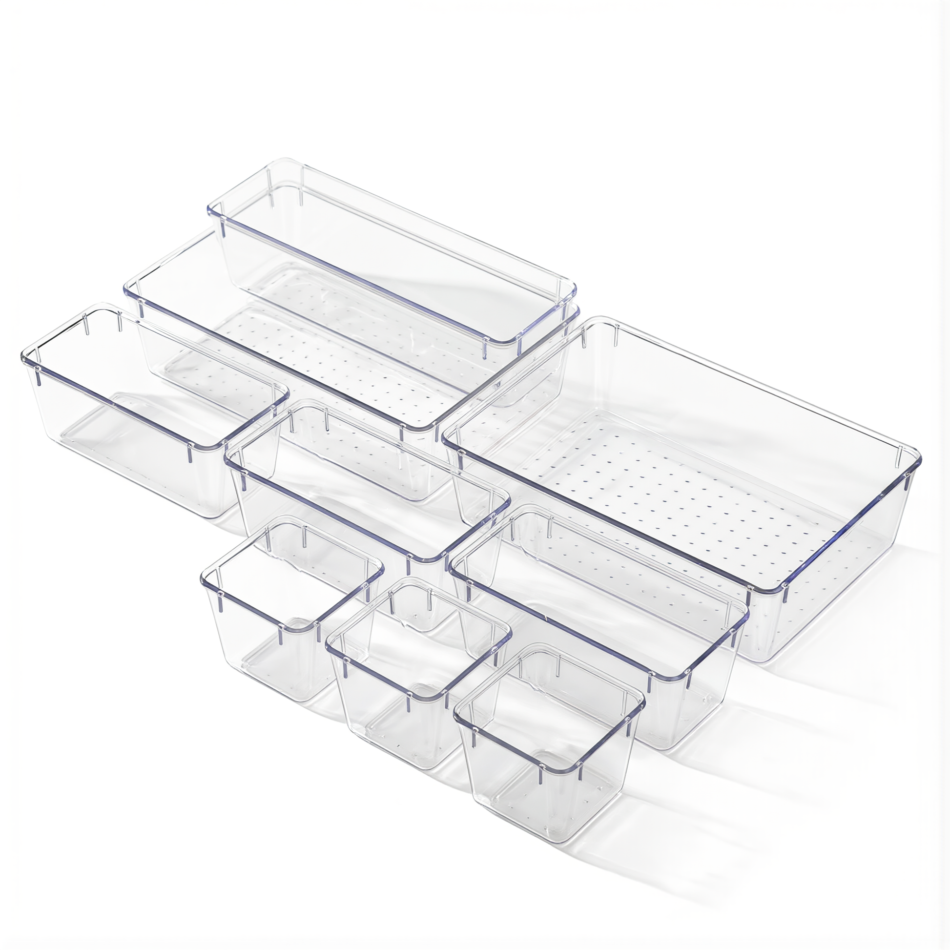 Vaila Stackable Organizer Set - premium white background studio photo