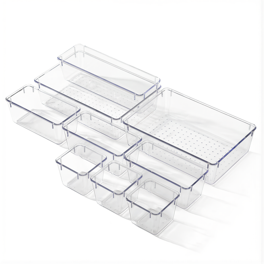 Vaila Stackable Organizer Set - premium white background studio photo