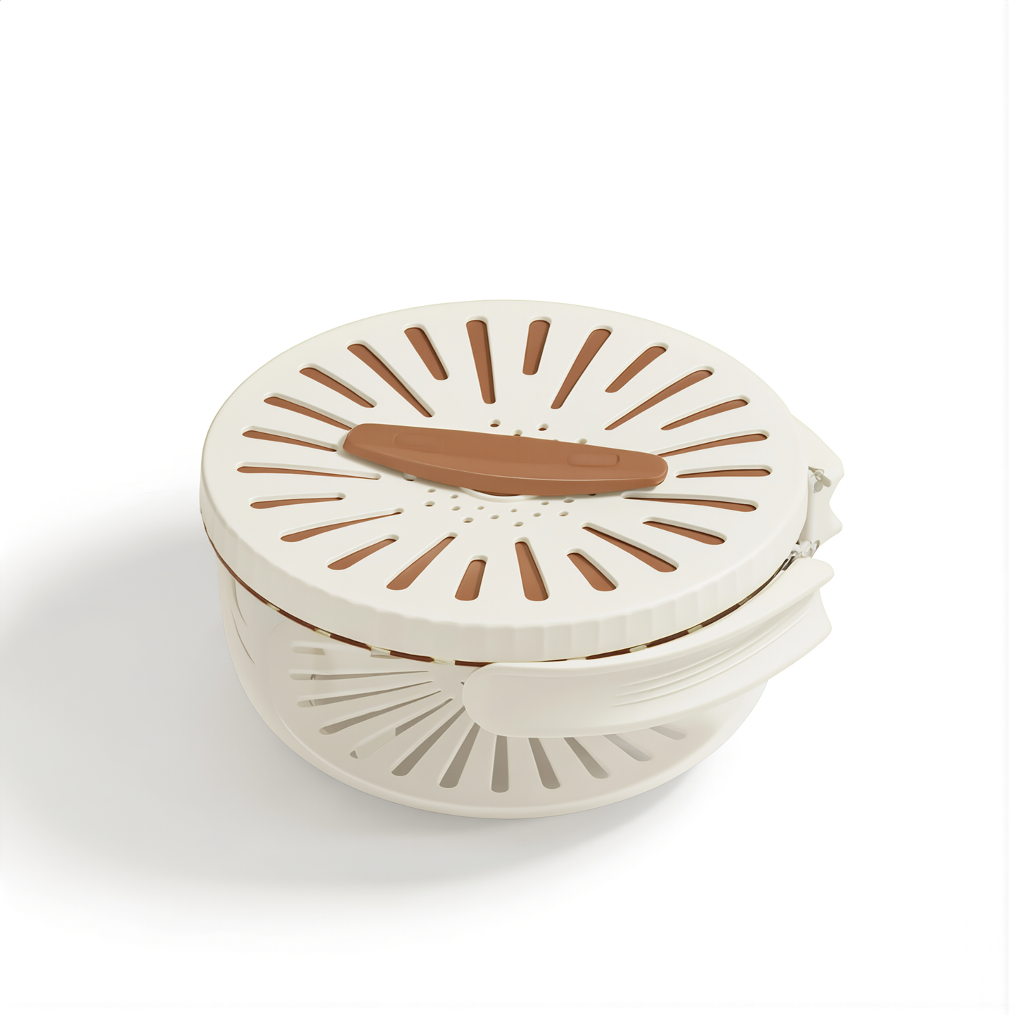 Rinse Collapsible Colander Bowl - premium white background studio photo